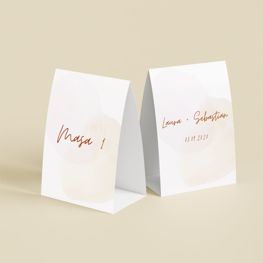 Număr masă - Peach