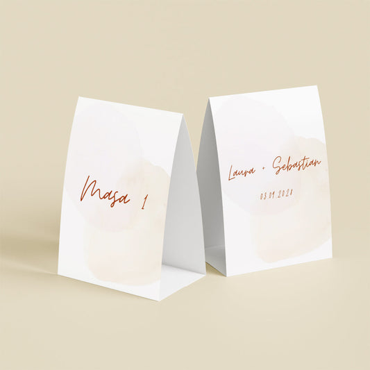 Număr masă - Peach