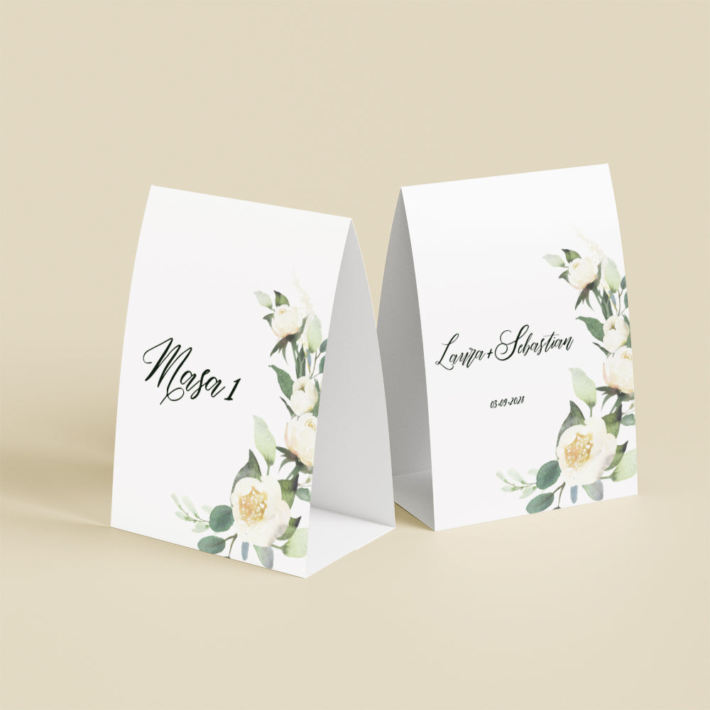 Număr masă - White-Rose