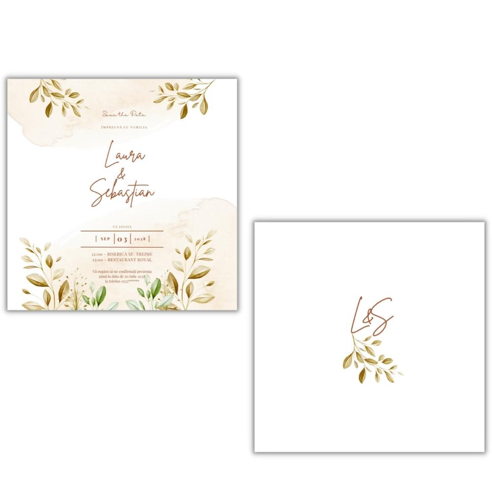 Invitație BROWNS - față-verso