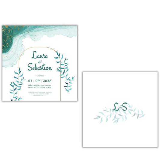 Invitație AQUA - față-verso