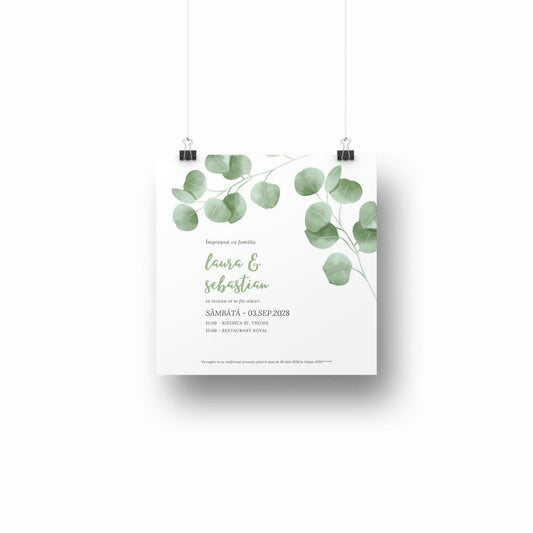 Invitație EUCALYPTUS 2