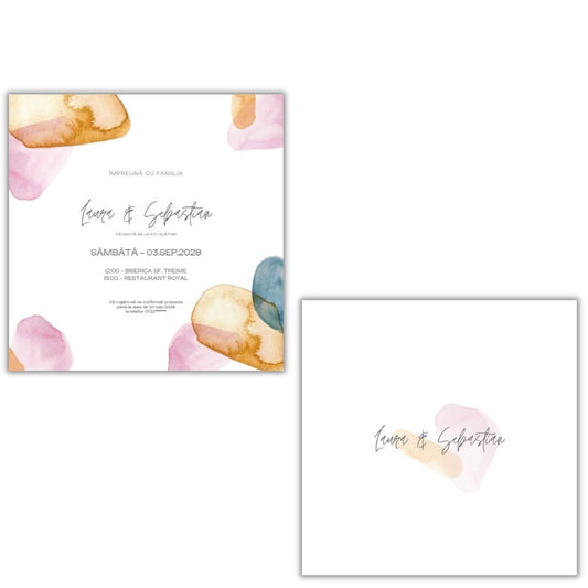 Invitație STAMP - față-verso
