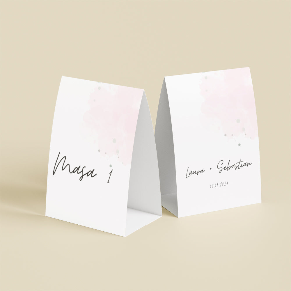 Număr masă - Blush