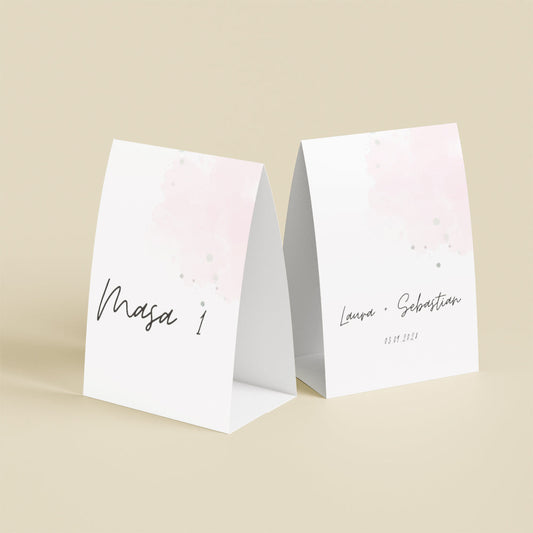 Număr masă - Blush