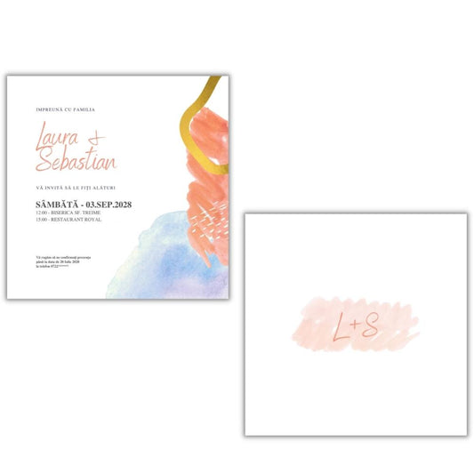 Invitație SUNSET - față-verso