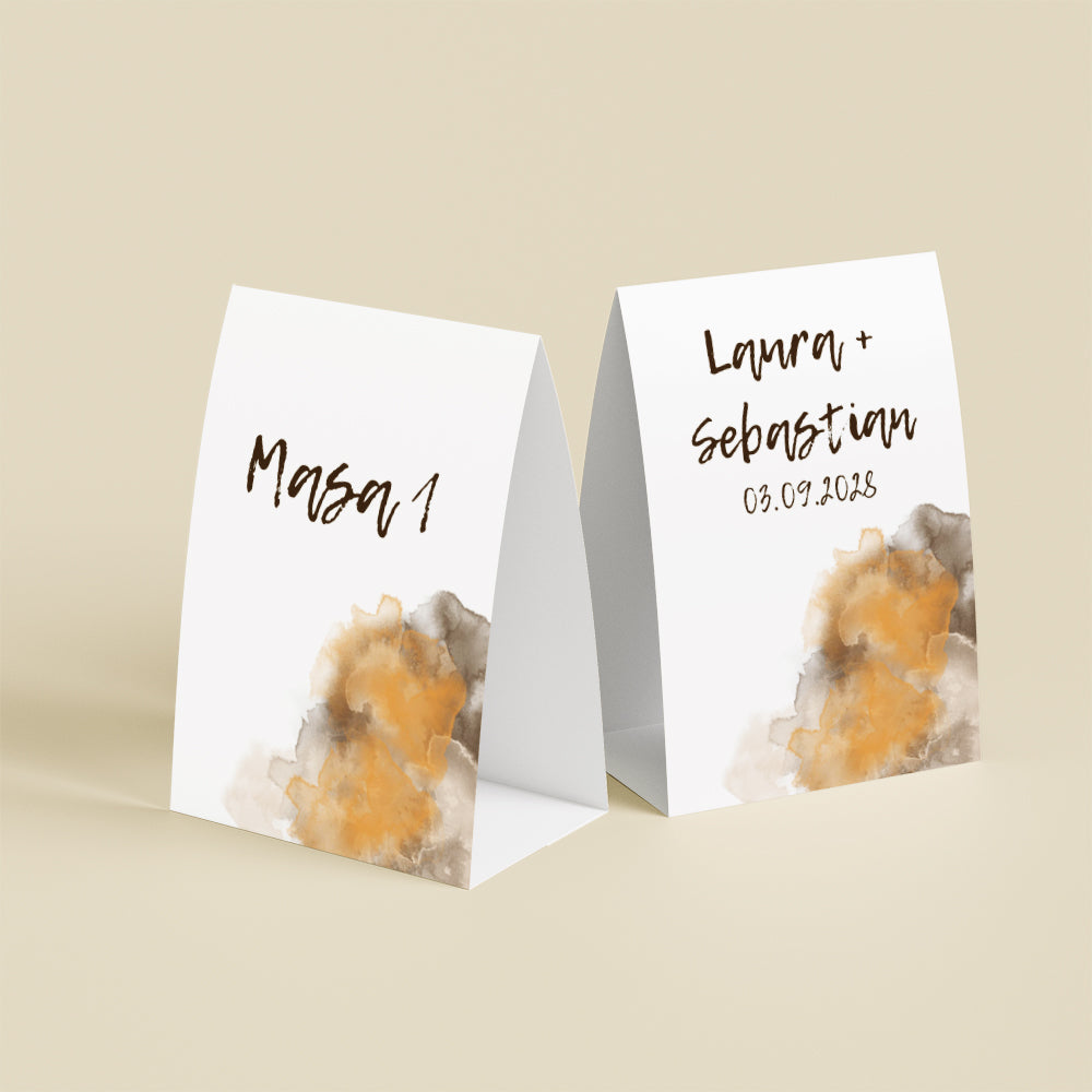 Număr masă - Earth Tones