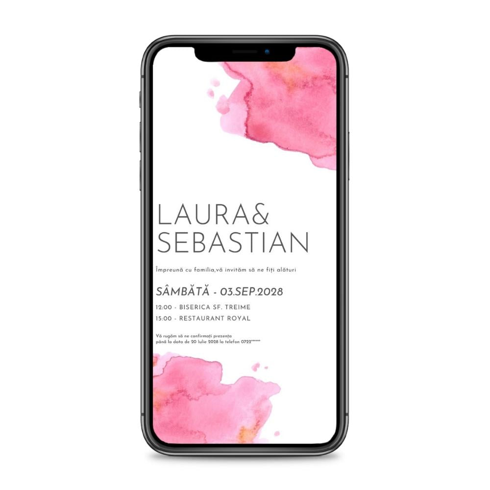 Invitație digitală - CANDY