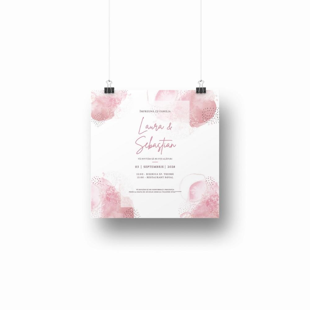 Invitație COTTON-CANDY