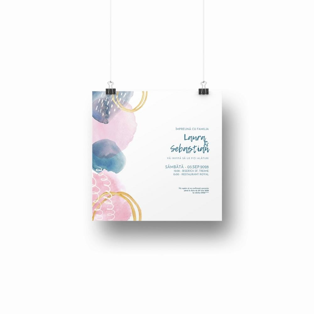 Invitație BUBBLEGUM