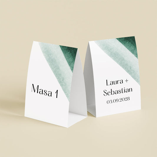 Număr masă - Forest Greens