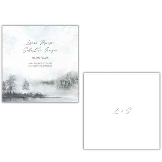 Invitație FOREST - față-verso