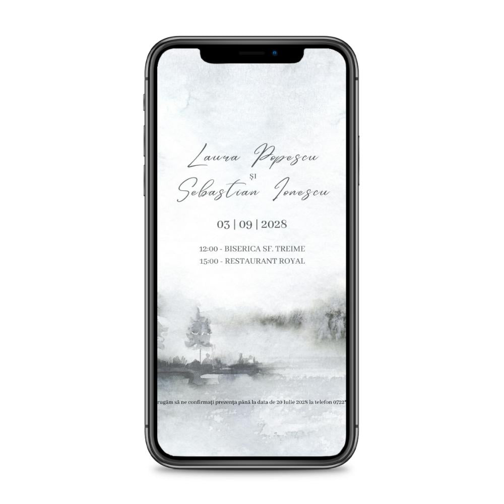 Invitație digitală - FOREST