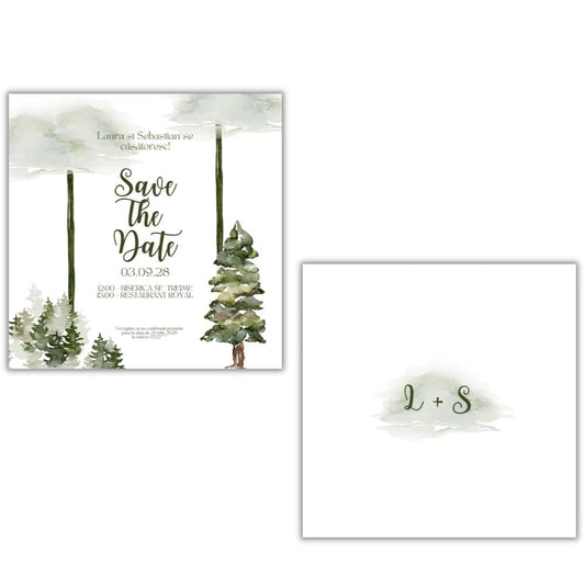 Invitație PINE - față-verso