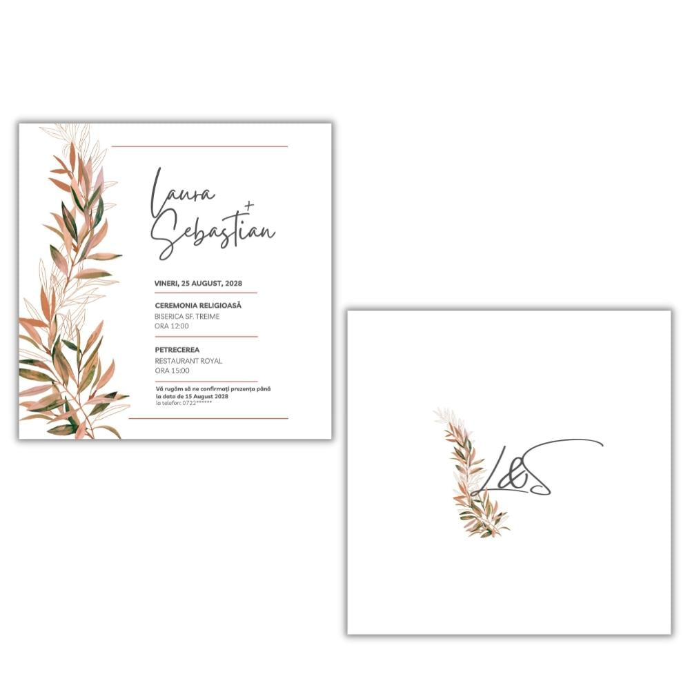 Invitație TUNDRA - față-verso