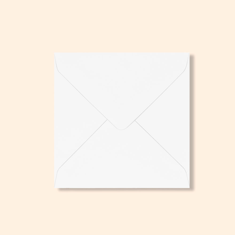 Plic pătrat - Alb Texturat